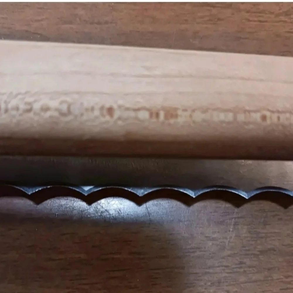 The Original Fiddle Bow Knife In USA Box Vintage Kitchen